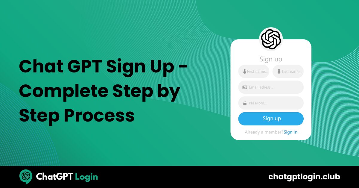 Chat GPT Sign Up
